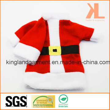 Quality Christmas Decoration Red Santa Men Style Wine Bottle Cover
